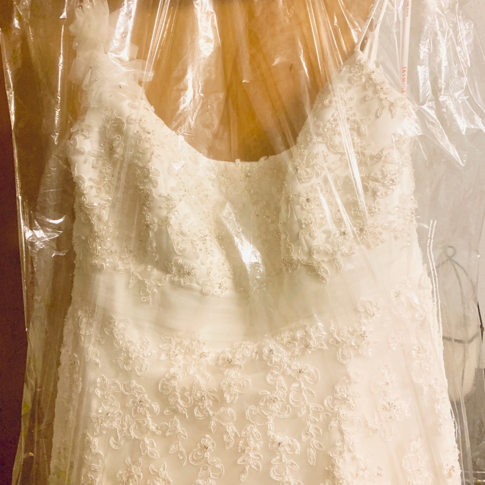 Gorgeous tulle wedding gown